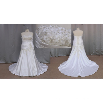 Белый Кружева Русалка Свадебное Платье Плюс Размер Бальное Платье